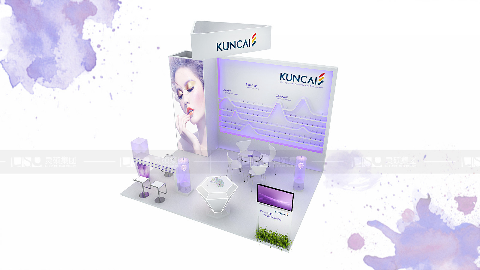 國外展臺(tái)設(shè)計(jì)搭建-坤彩科技