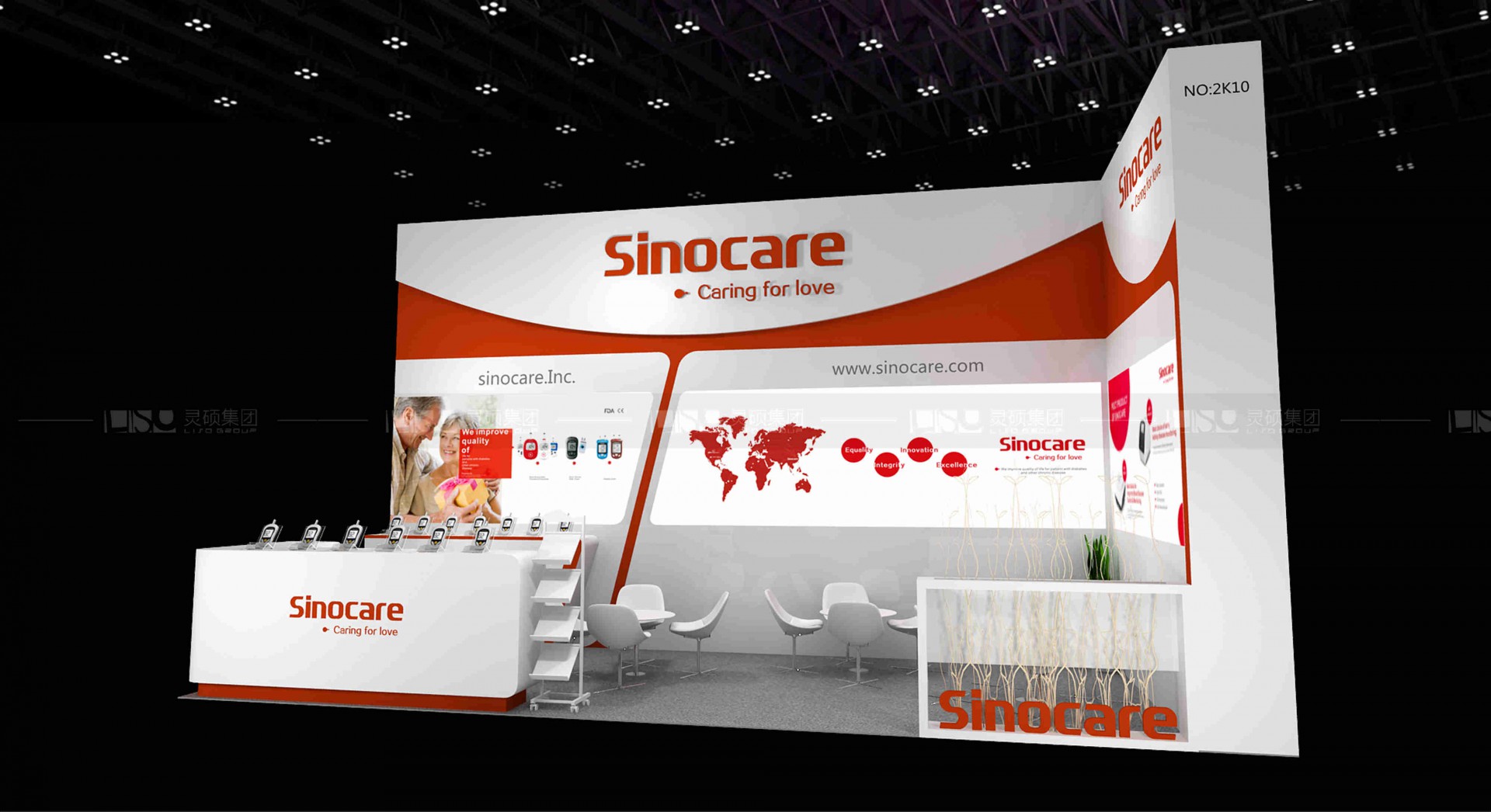 國外展臺(tái)設(shè)計(jì)搭建-三諾生物