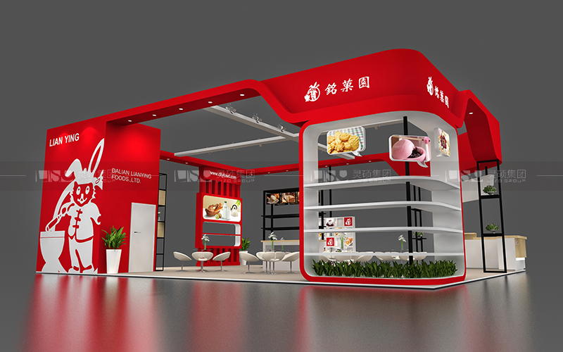 聯(lián)盈-焙烤展臺(tái)設(shè)計(jì)搭建案例