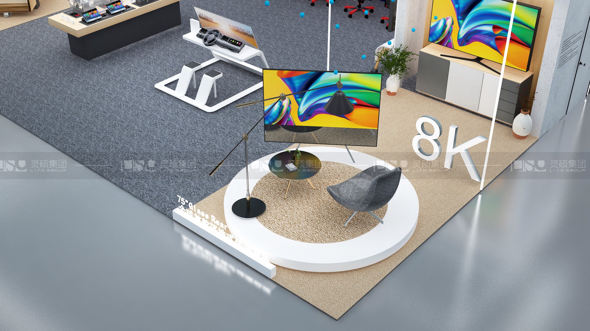 華星光電-UDE展臺設計搭建案例