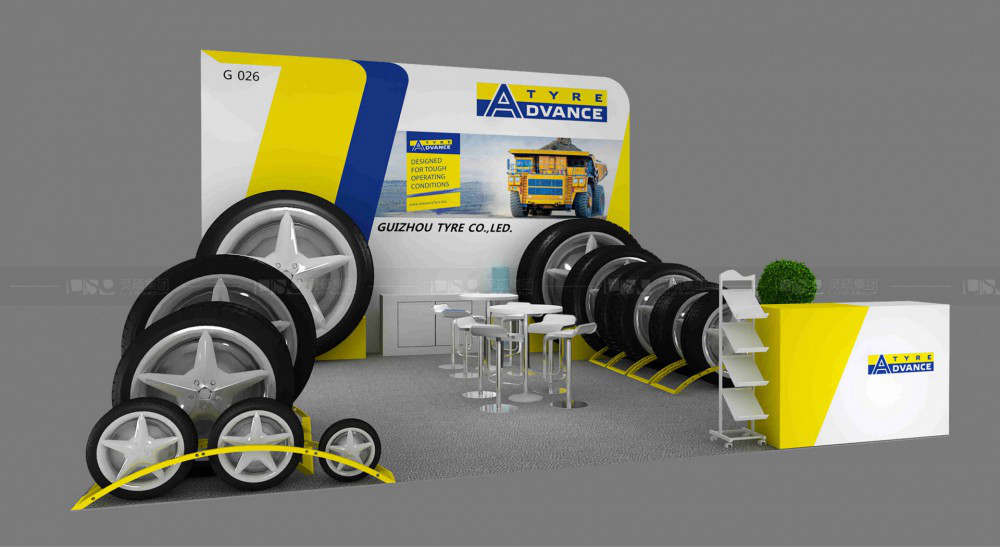 國(guó)外展臺(tái)設(shè)計(jì)搭建-泰昊輪胎