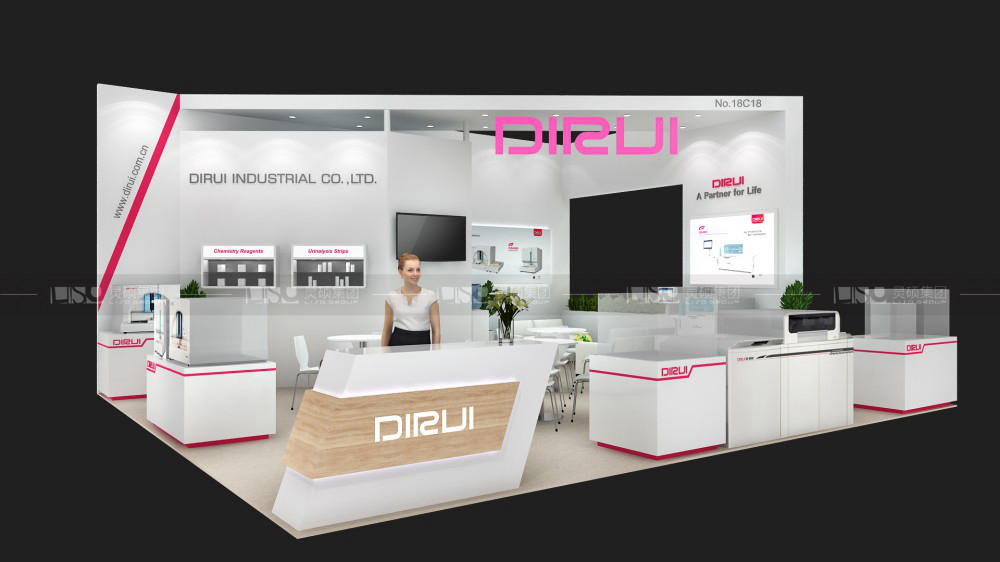 國外展臺設計搭建-迪瑞醫(yī)療