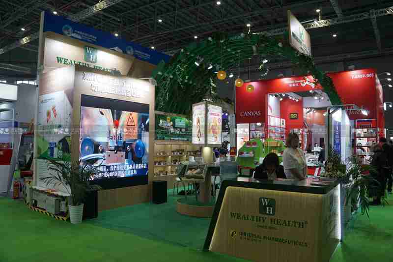 Wealthy health-2019年第上海展會展臺設(shè)計(jì)案例