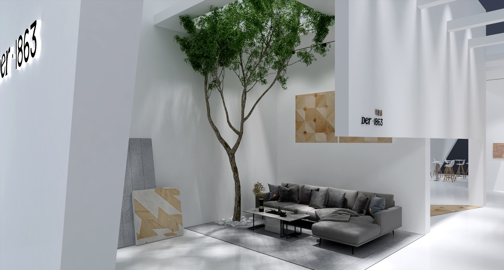 德爾集團—地面材料展展臺設(shè)計案例