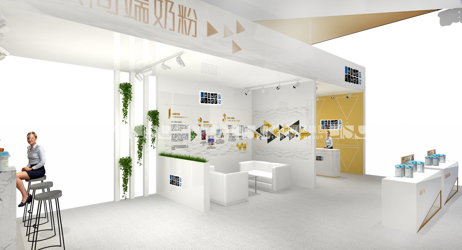 藍(lán)河-上海展會(huì)展臺(tái)設(shè)計(jì)搭建案例