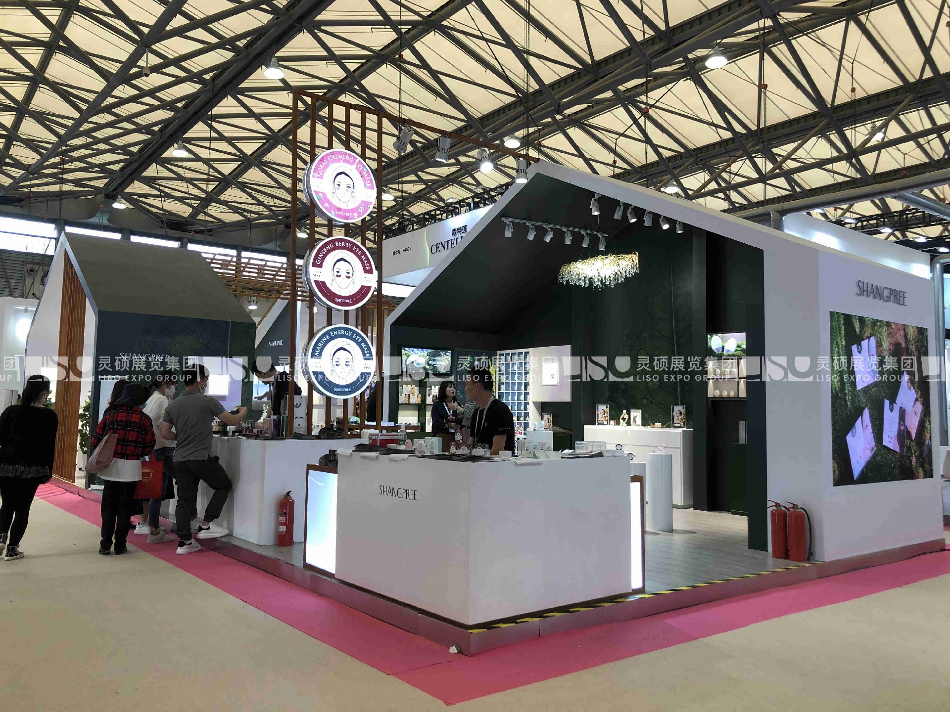 香蒲麗SHANGPREE—美博會展臺設(shè)計搭建案例