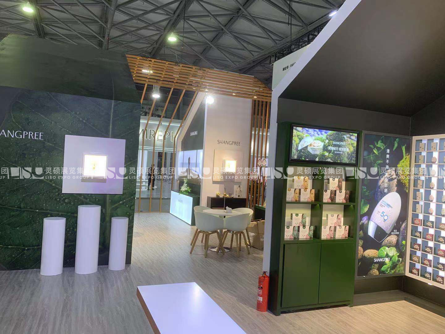 香蒲麗SHANGPREE—美博會展臺設(shè)計搭建案例
