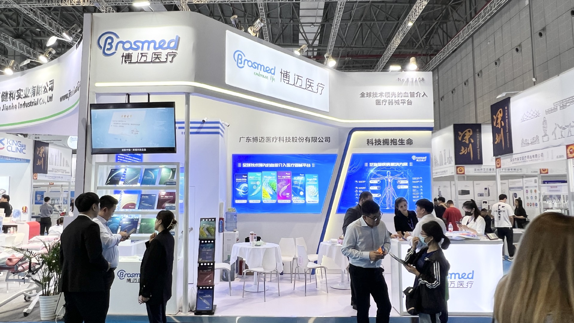 CMEF國際醫(yī)療器械展展臺搭建案例-博邁