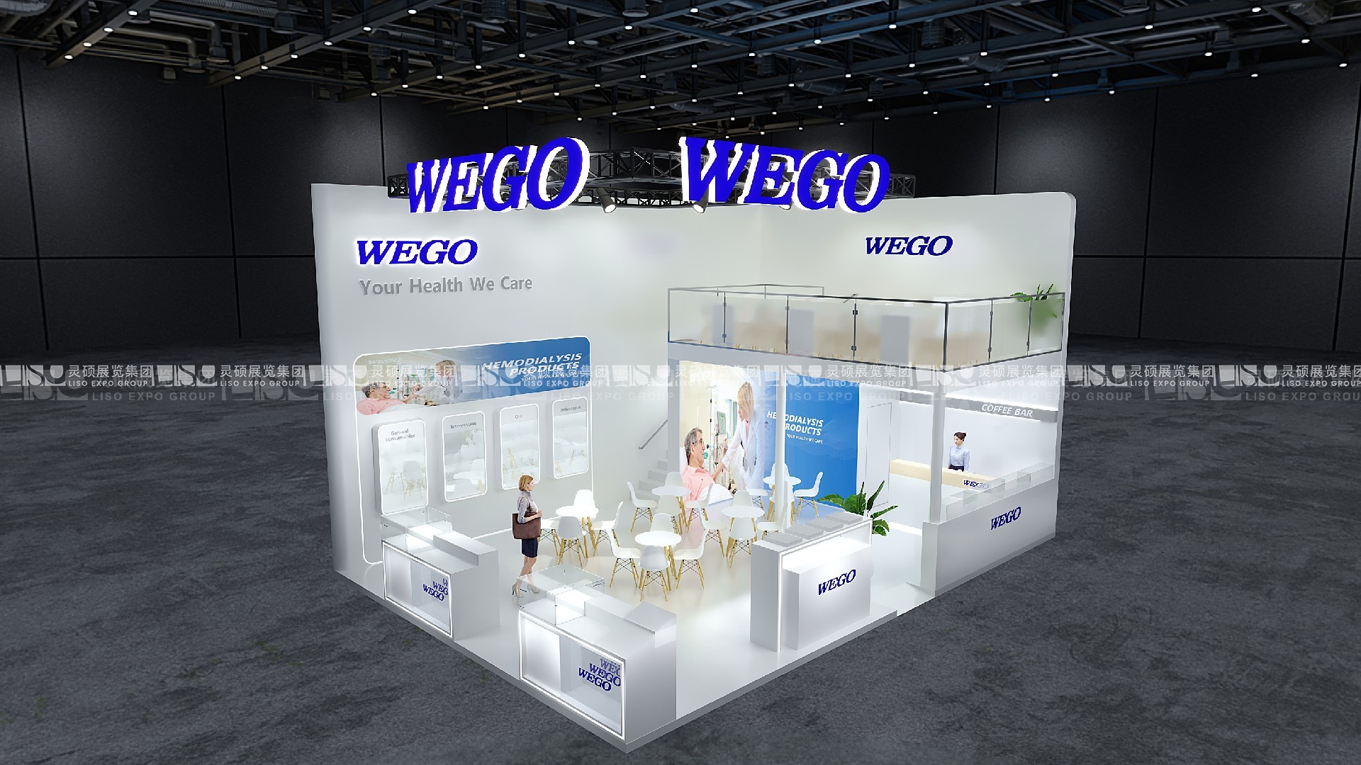 德國杜塞爾多夫醫(yī)療設(shè)備展覽會medica展臺設(shè)計搭建- 威高