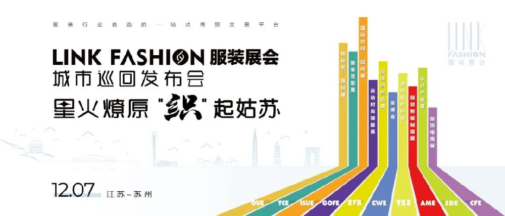星火燎原·“織”起姑蘇 | LINK服裝展·城市巡回發(fā)布會(huì)·蘇州站重磅來襲！